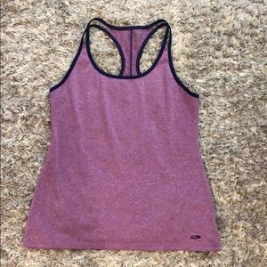 Purple size small exercise top